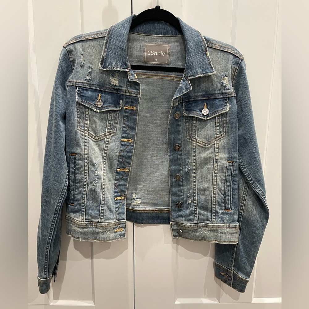 New KanCan Jean jacket size XS
